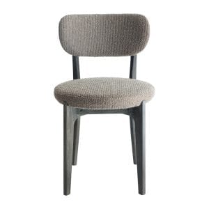 Viola Oak Dining Chair in Peppercorn