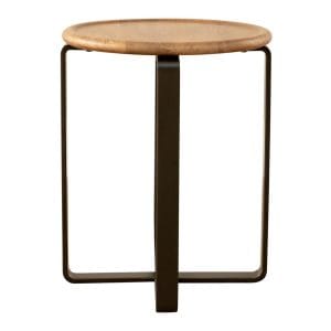 Elevate your living space with Crest side and coffee tables, which blend the natural beauty of mango wood with modern design. These dark-toned tables are supported by sleek steel legs, bringing contemporary elegance to spaces. Minor assembly required.