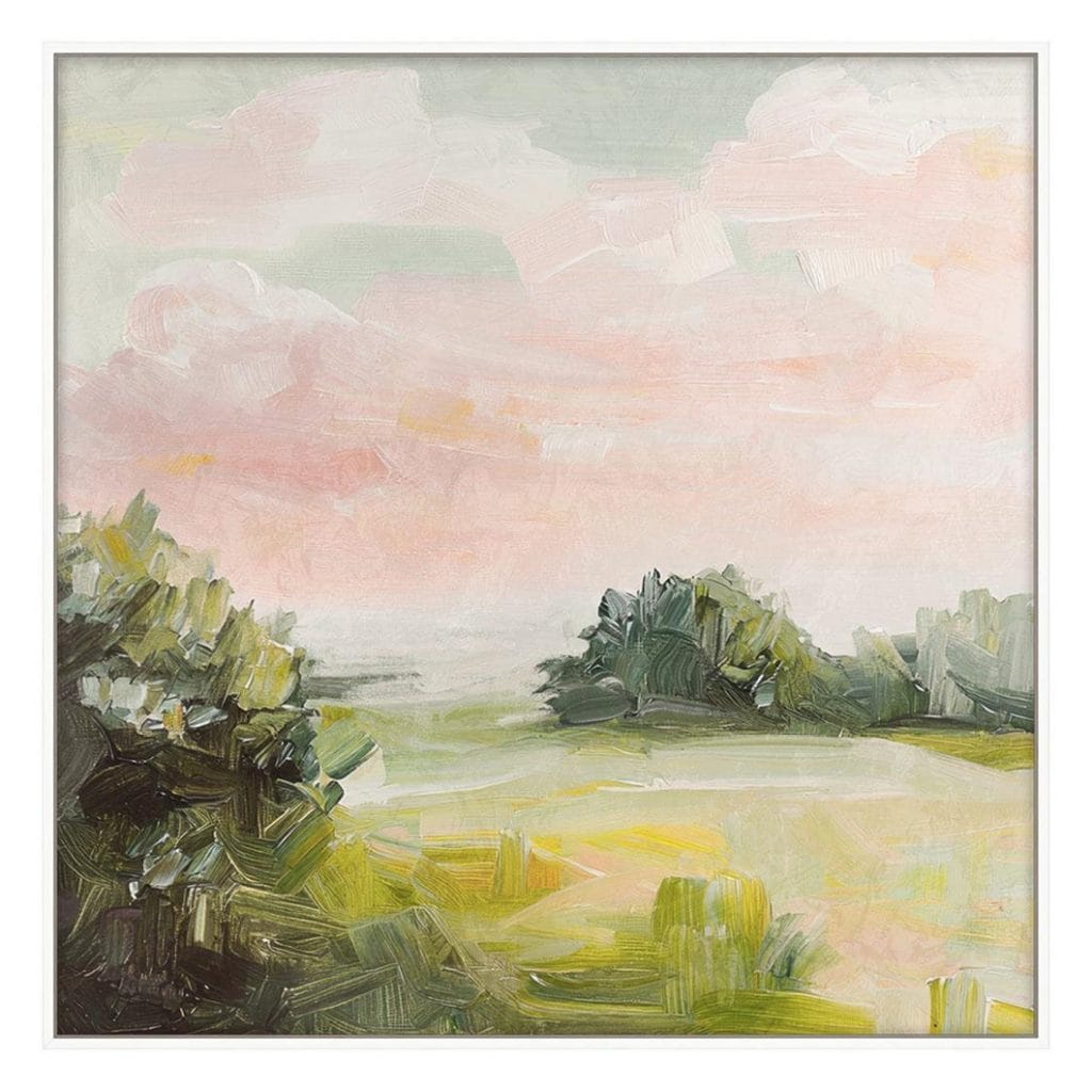 Edens Glow Wall Art in Lime Green