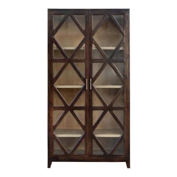 Meadow Lane Display Cabinet in Coco