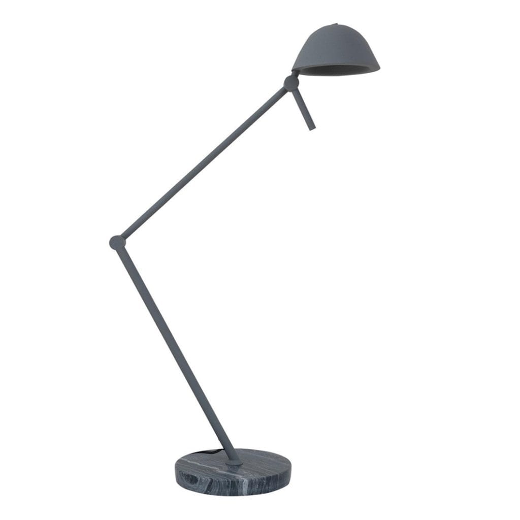 Oslo Marble Desk Lamp in Stormy Clouds