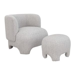 Nala Occasional Chair Set in Taupe