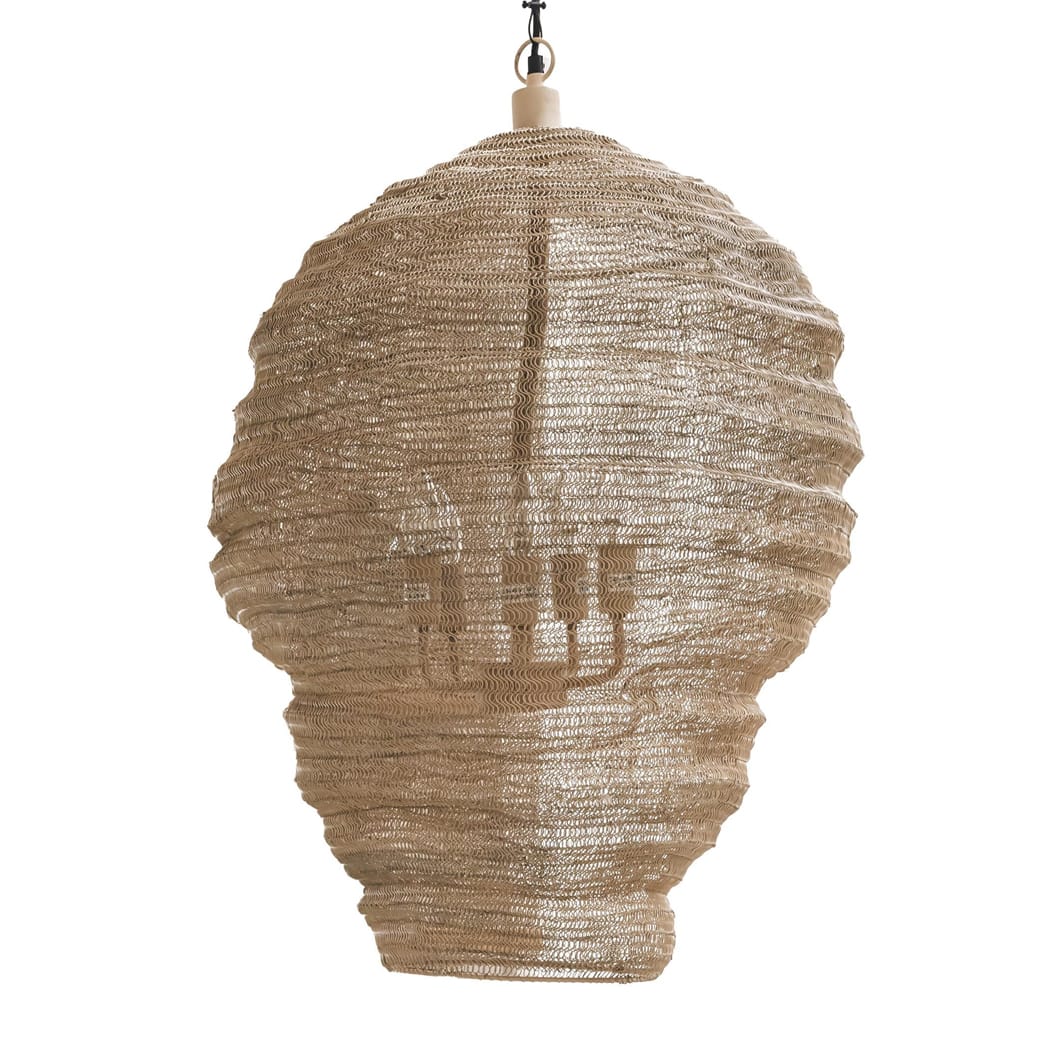 Lampara Mesh Pendant in Sand - Image 2