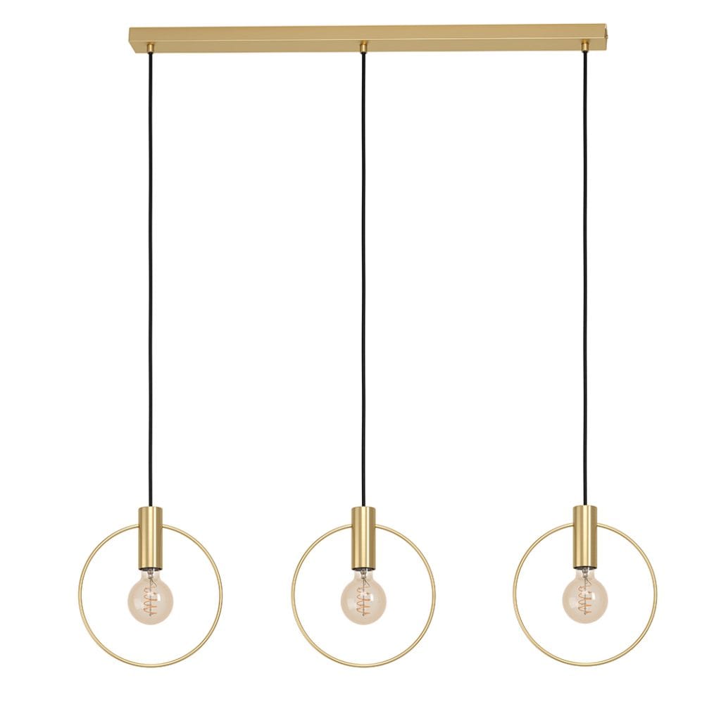 Manizales 3 Light Gold Ring Pendant Light