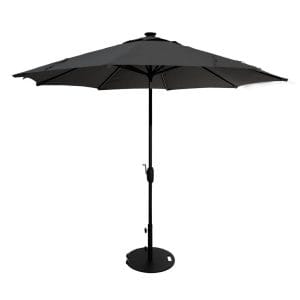 Silhouette Outdoor Centre Pole Umbrella in Gris