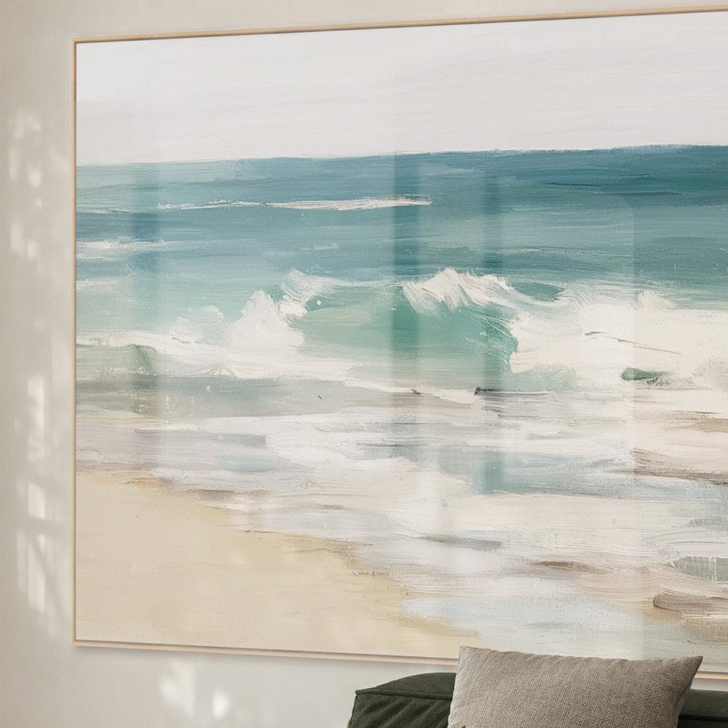 Ballito Wall Art in Sea Green - Image 2