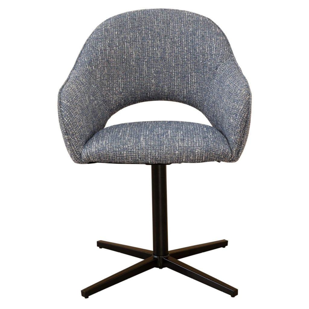 Gail Swivel Chair in Ocean