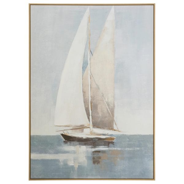 Sail Away Wall Art in Ocean