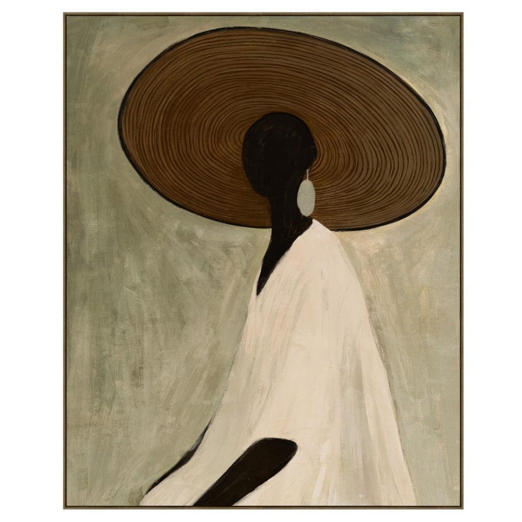 Lady of Leisure Wall Art in Minty Breeze