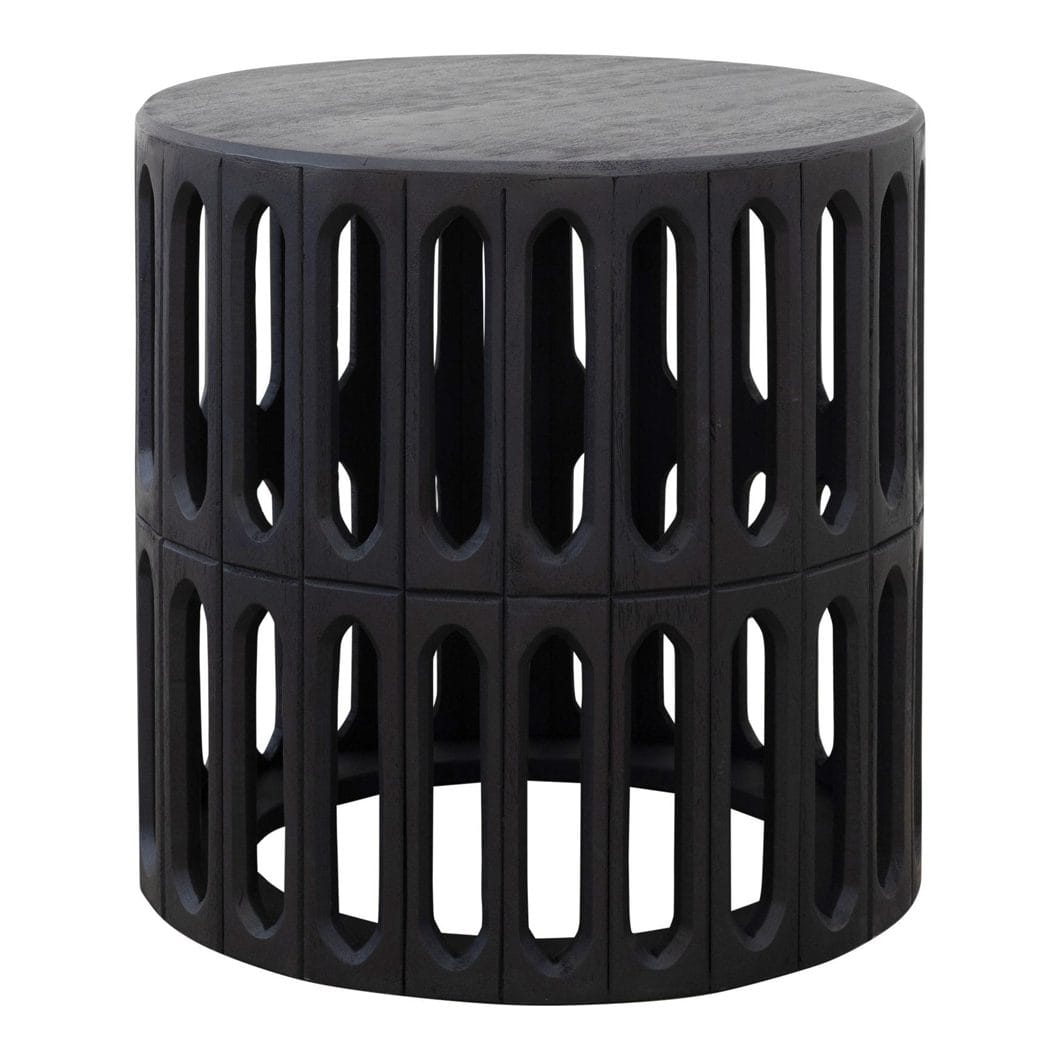 Rosette Side Table in Pepper