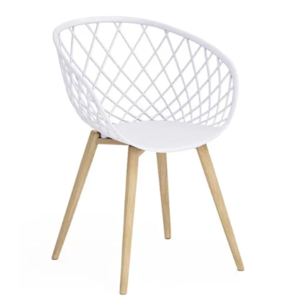 Kurv Armchair in Snow