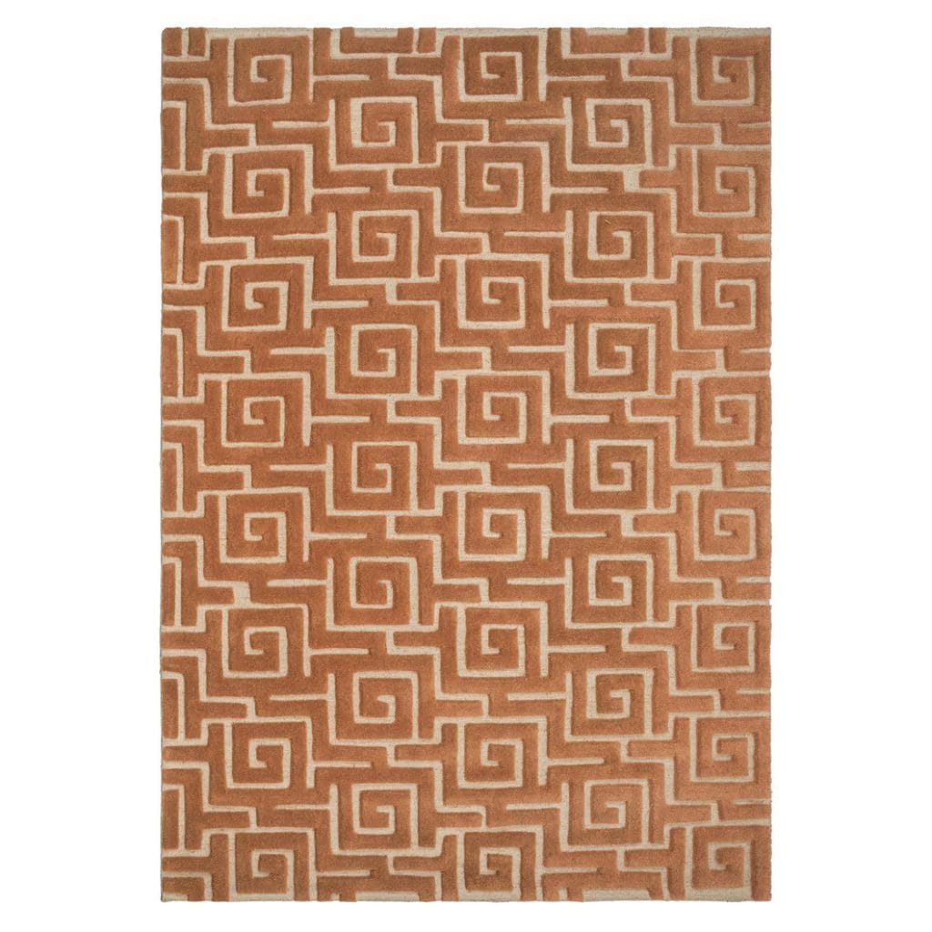 Maze Runner Rug in Tawny