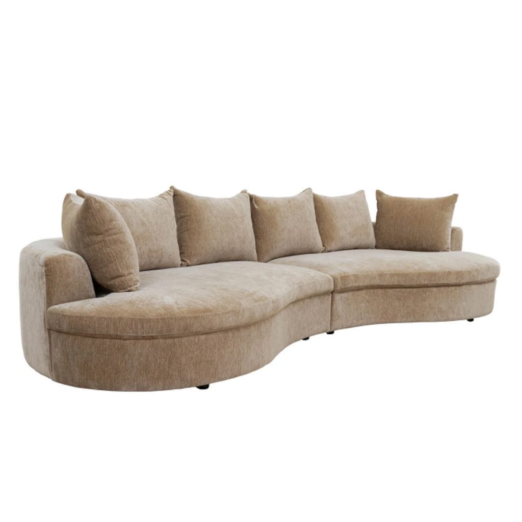 Baine 4-Seater Sofa in Wilwood Almond
