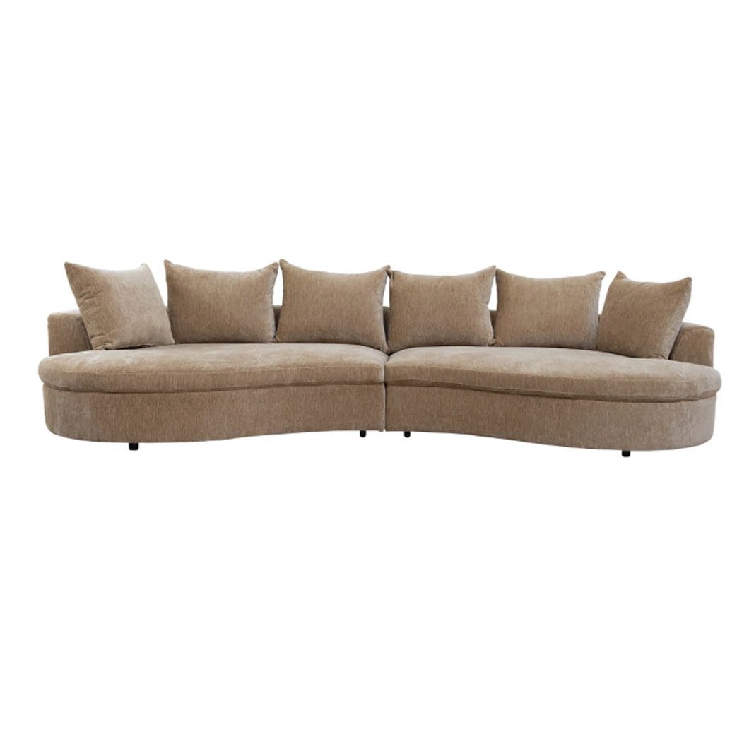 Baine 4-Seater Sofa in Wilwood Almond - Image 2