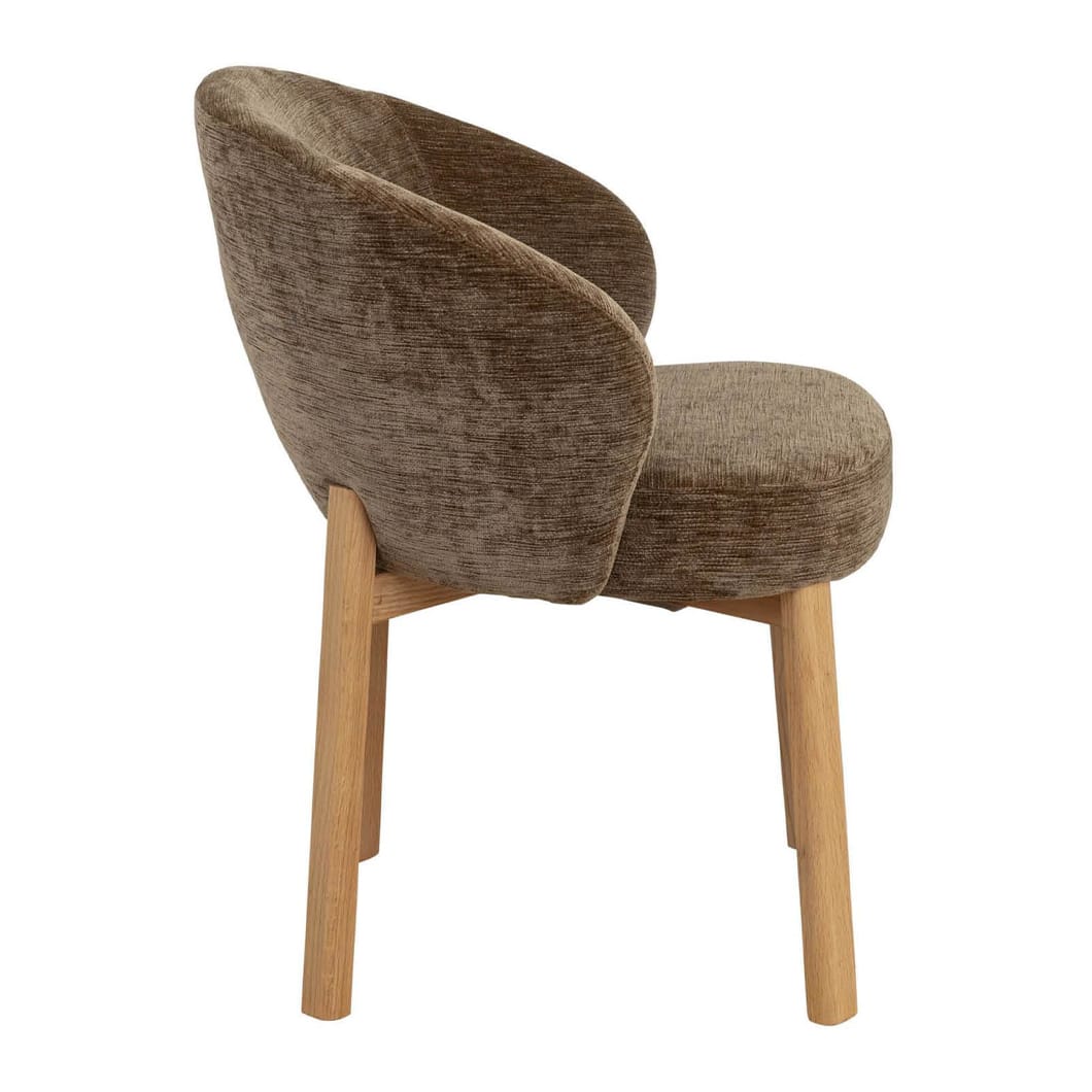 Dahlia Oak Dining Chair in Cafe - Image 3