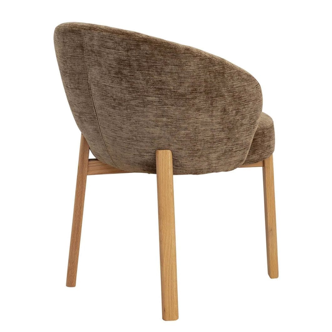 Dahlia Oak Dining Chair in Cafe - Image 4