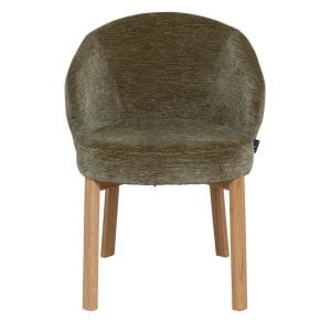 Dahlia Oak Dining Chair in Olive
