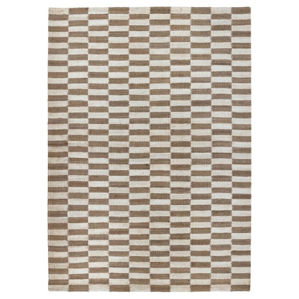 Damier Rug in Moss