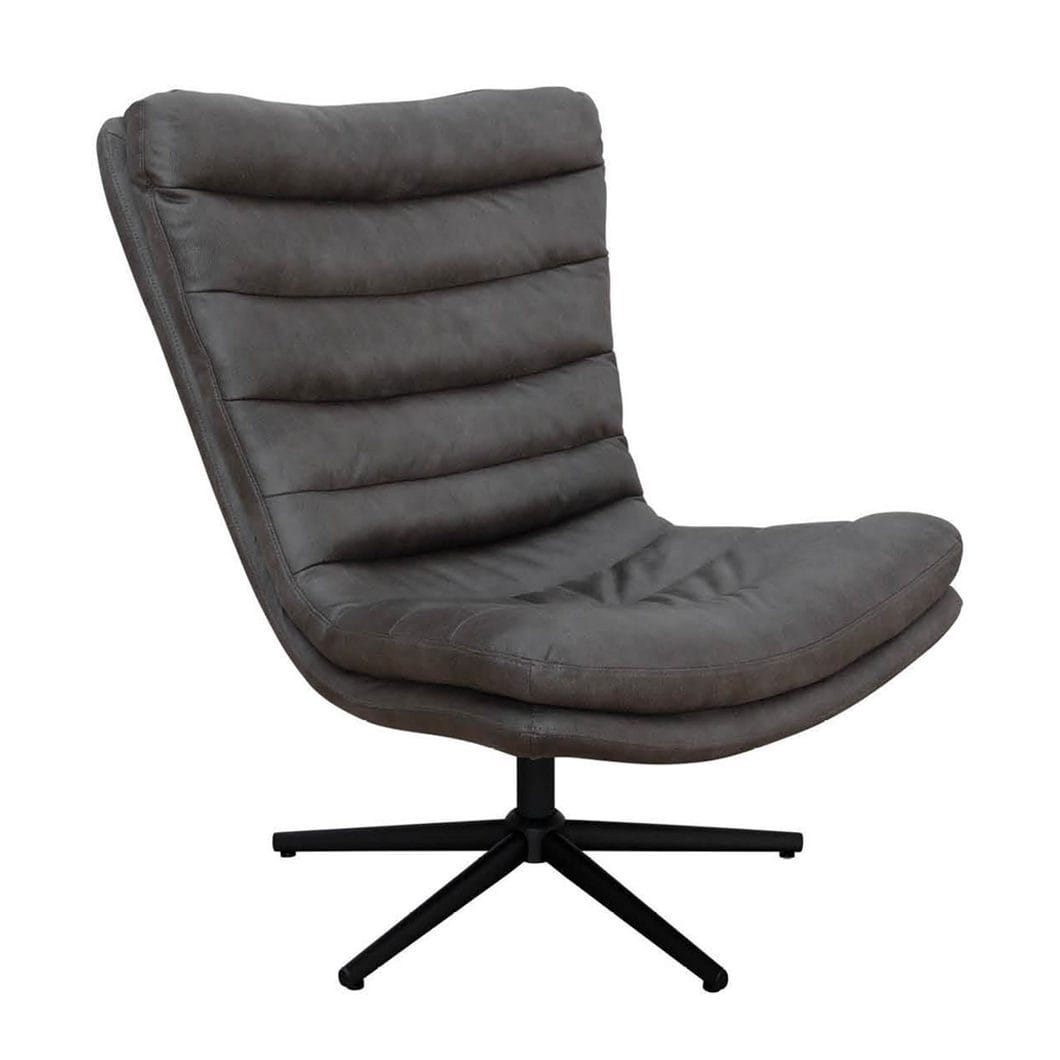 Leipoldt Swivel Chair in Espresso - Image 3