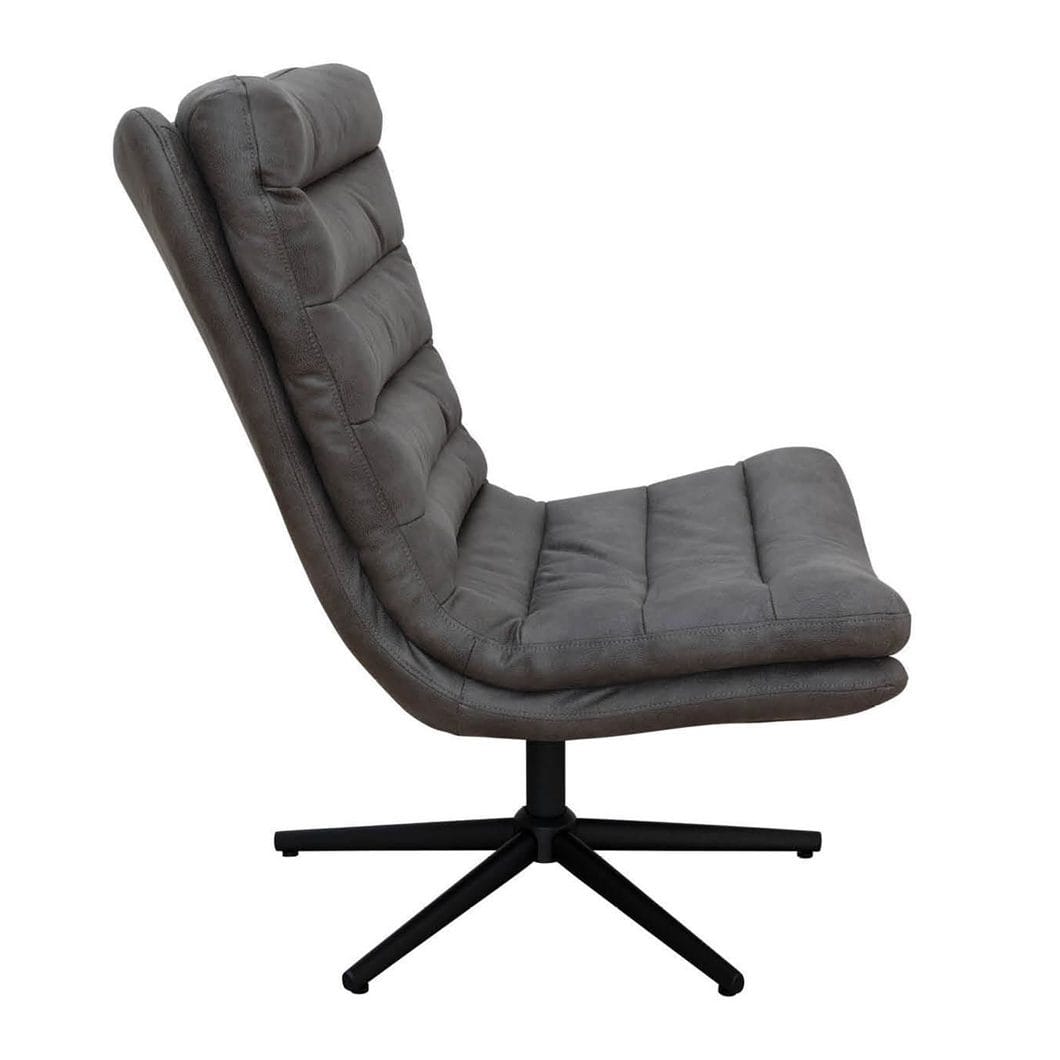 Leipoldt Swivel Chair in Espresso - Image 2