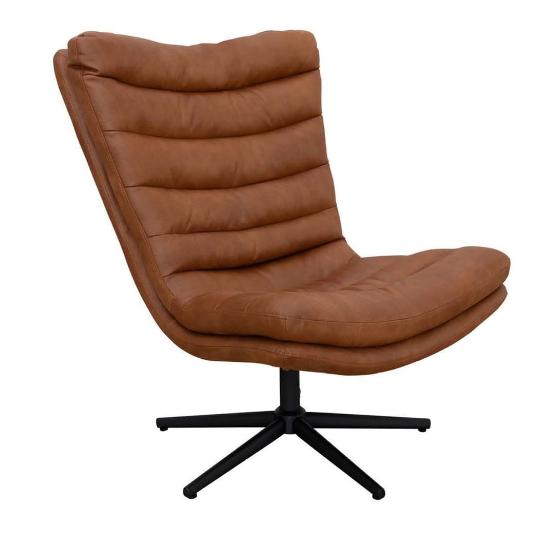 Leipoldt Swivel Chair in Ginger - Image 2