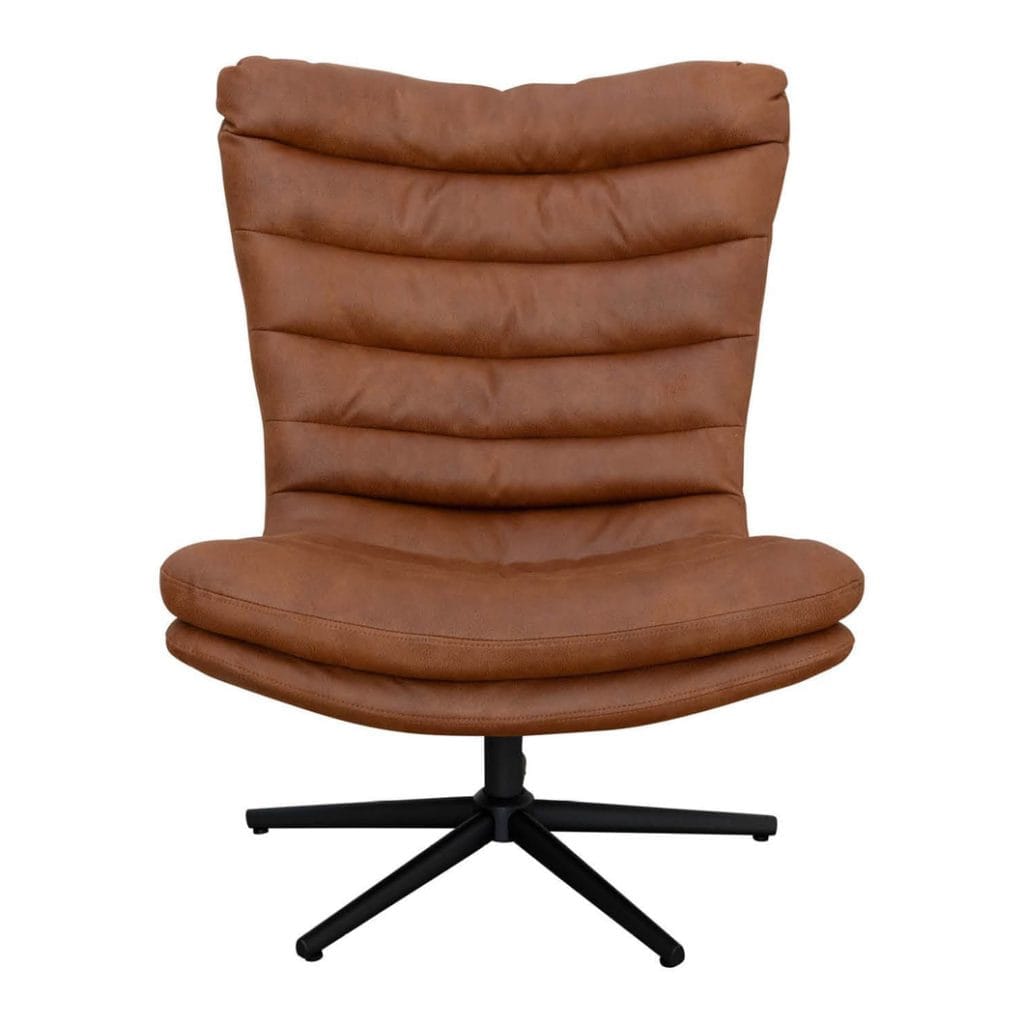 Leipoldt Swivel Chair in Ginger