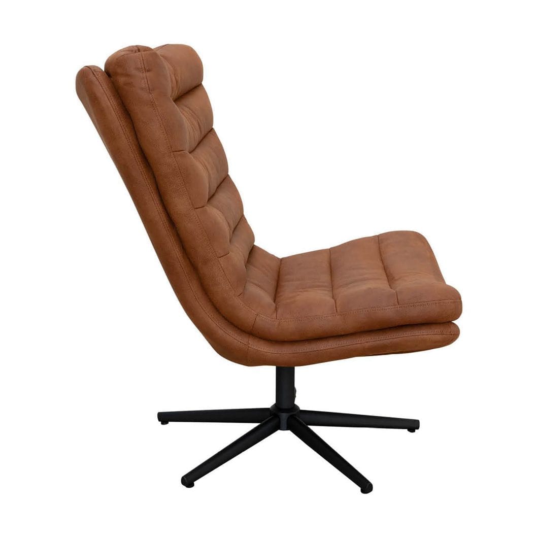 Leipoldt Swivel Chair in Ginger - Image 3