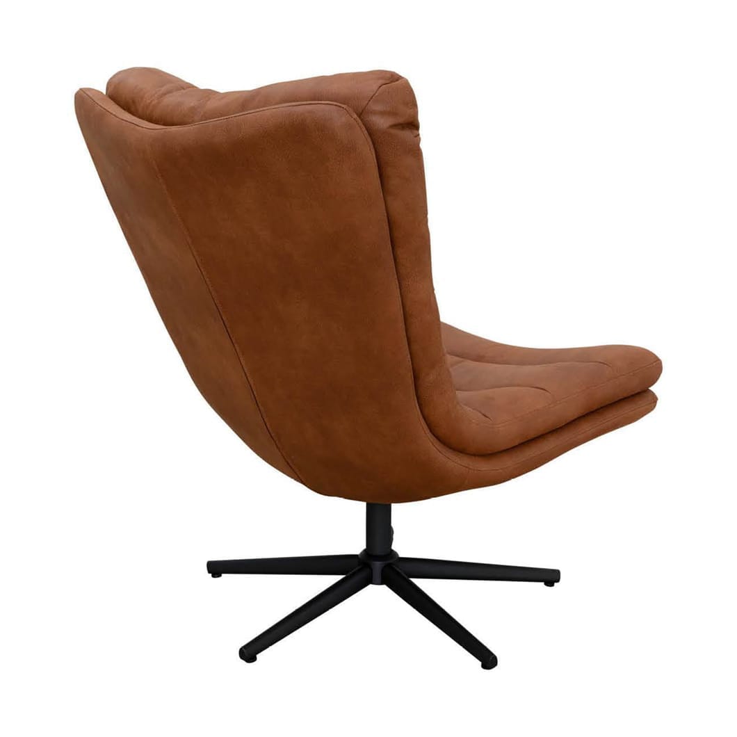 Leipoldt Swivel Chair in Ginger - Image 4