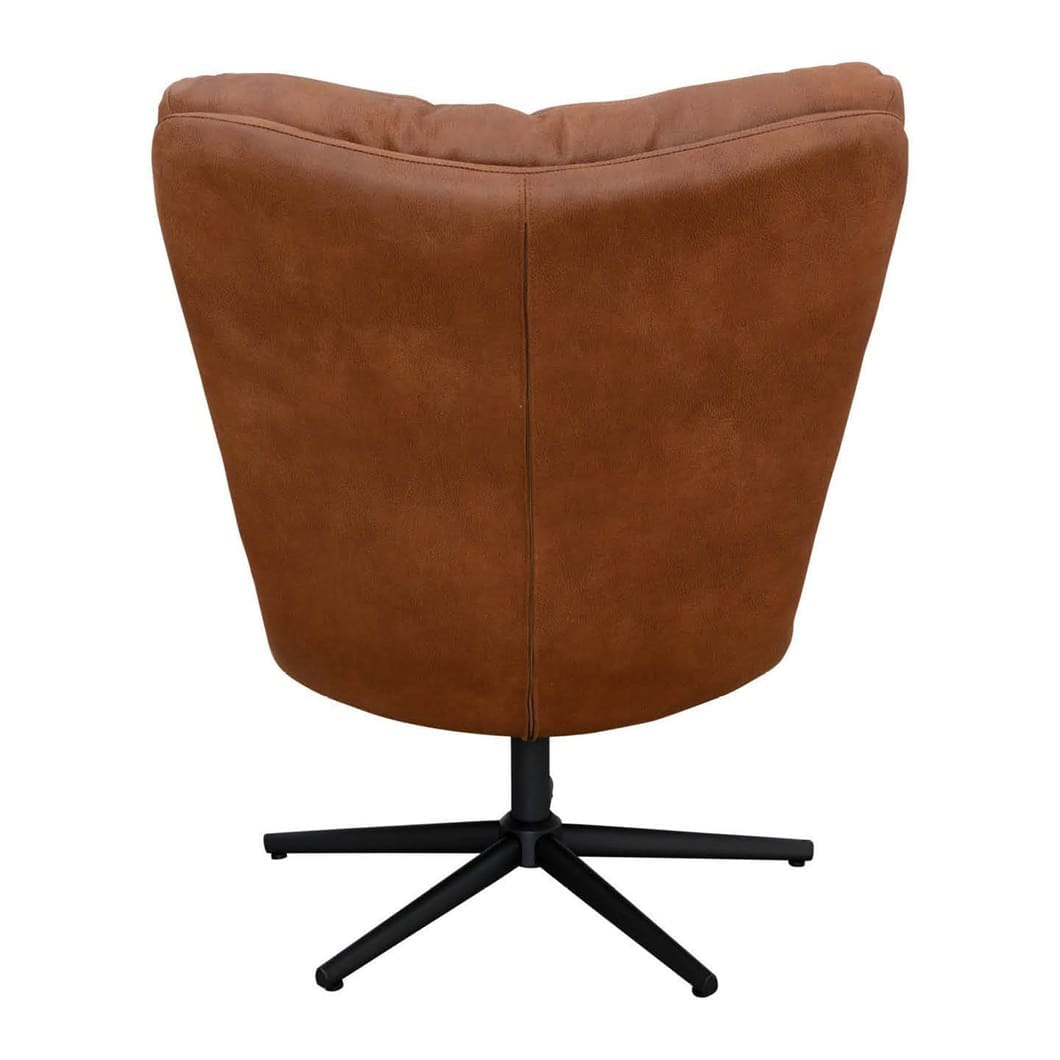 Leipoldt Swivel Chair in Ginger - Image 5