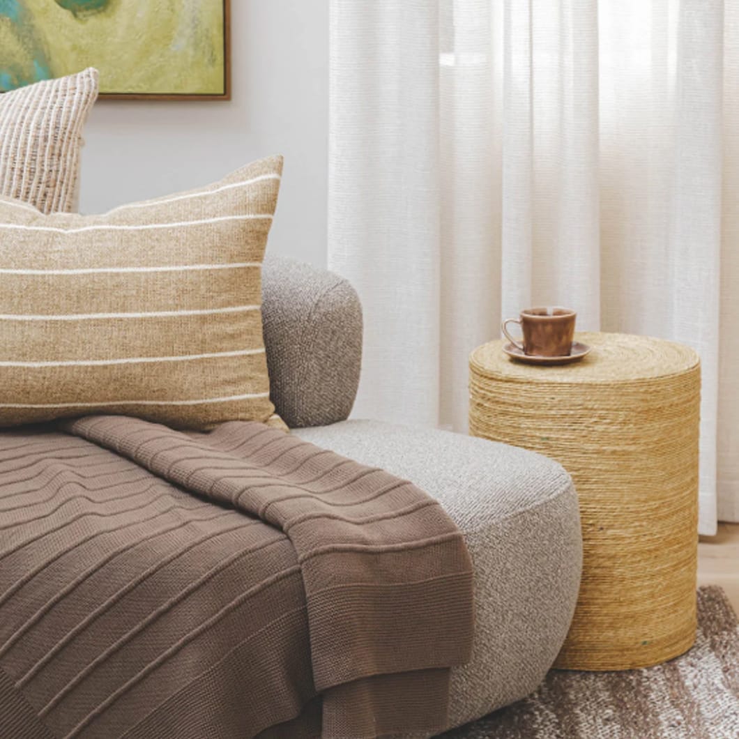 Boho Side Table in Natural - Image 3
