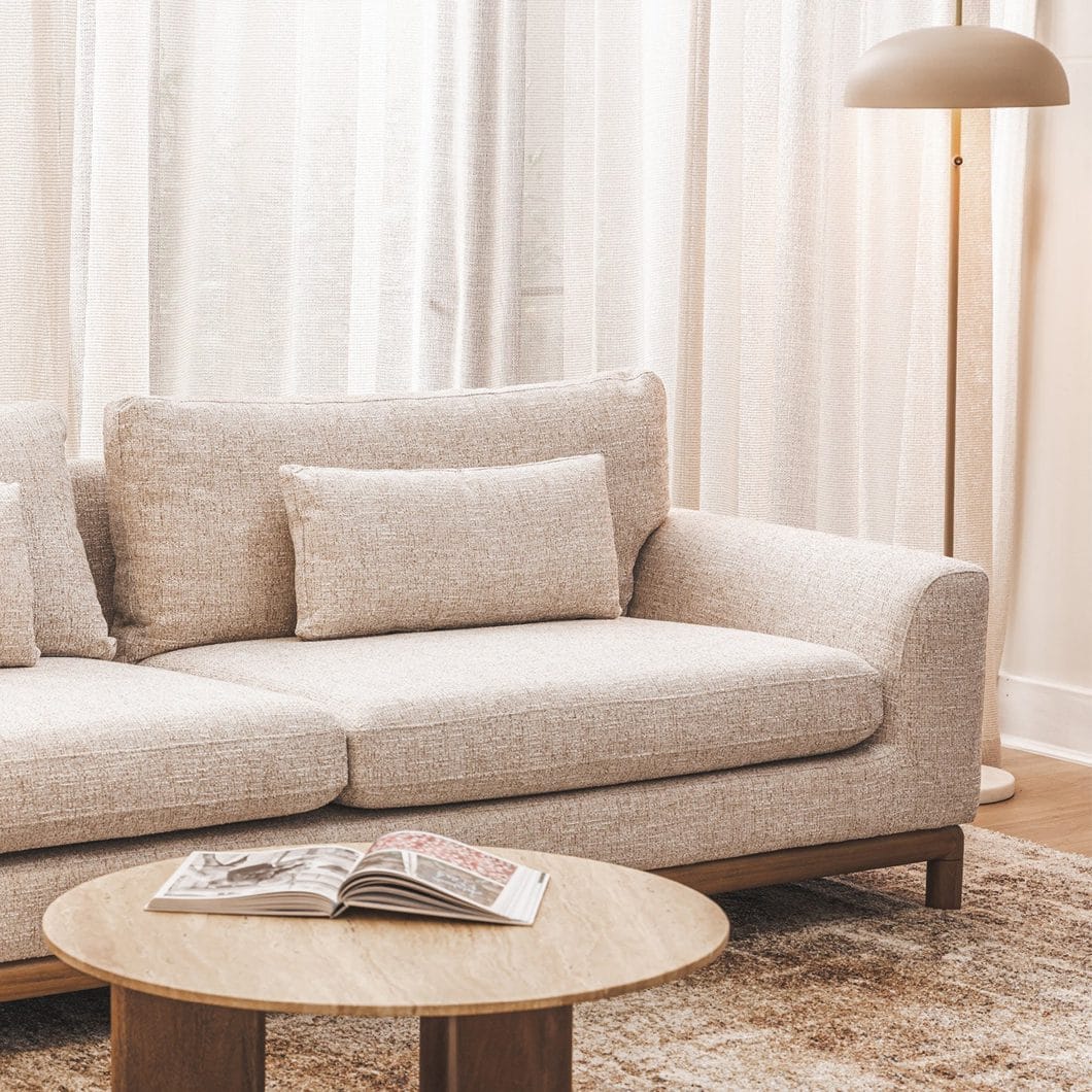 Caroline Sofa 4-Seater in Cosmopolitan Almond - Image 4