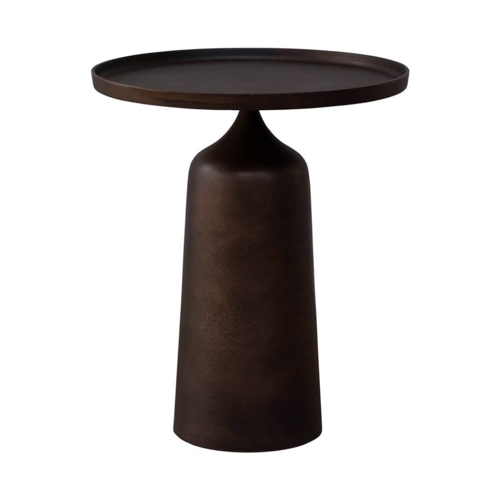 Madeira Side Table in Bronze Age