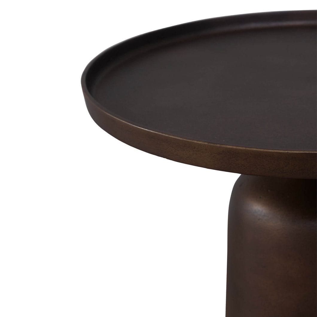 Madeira Side Table in Bronze Age - Image 2
