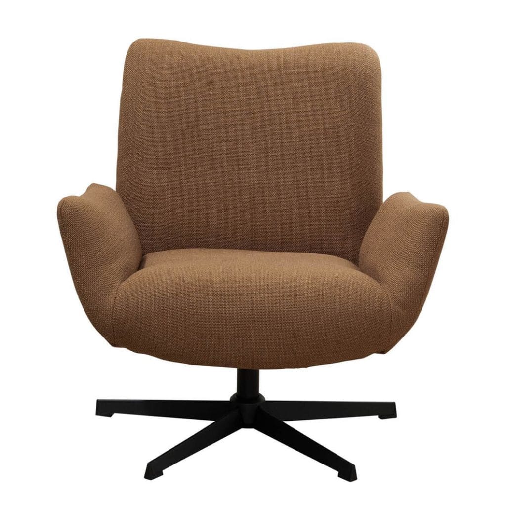 Richmond Swivel Chair in Turmeric