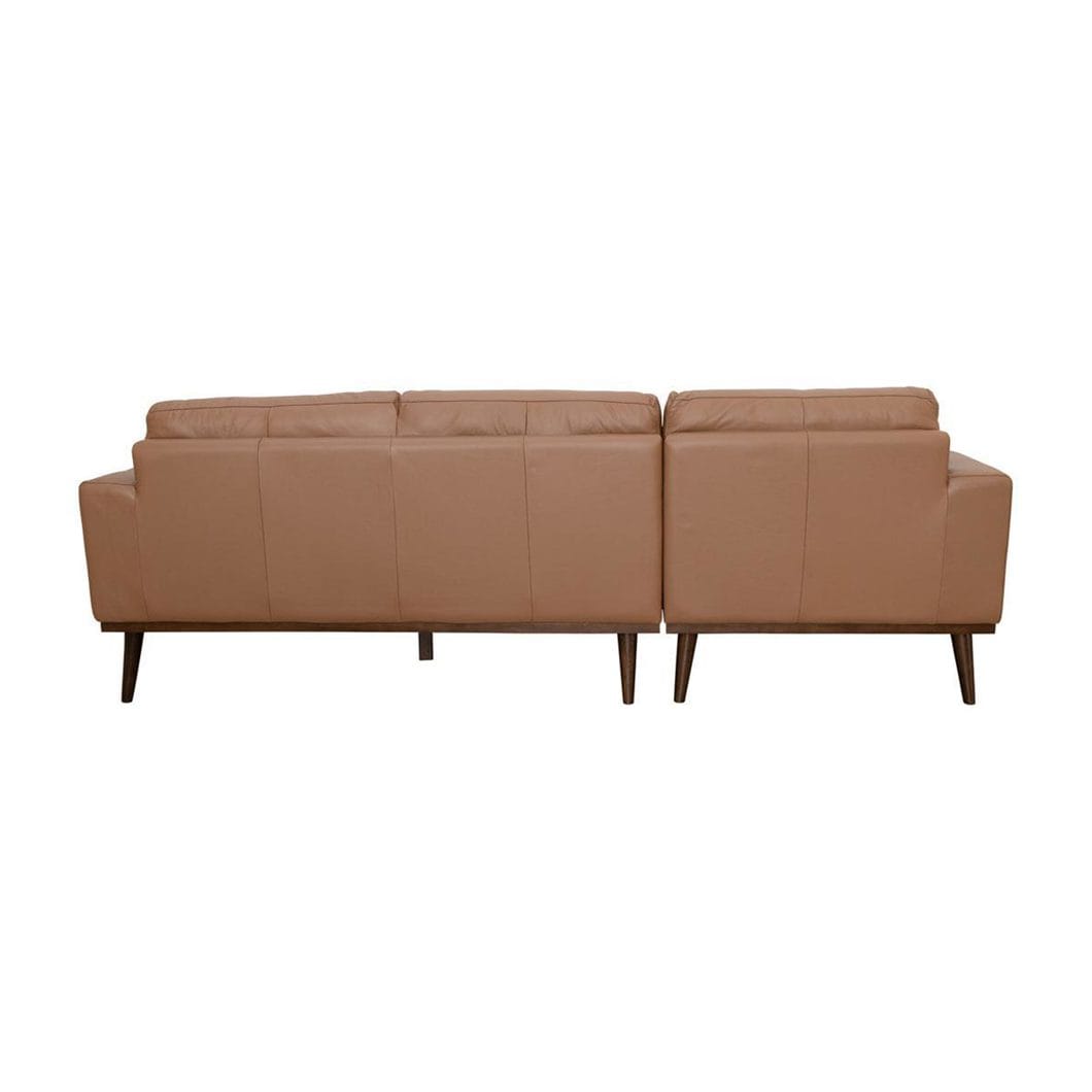 Enzo Chaise Sofa Left in Tan - Image 4