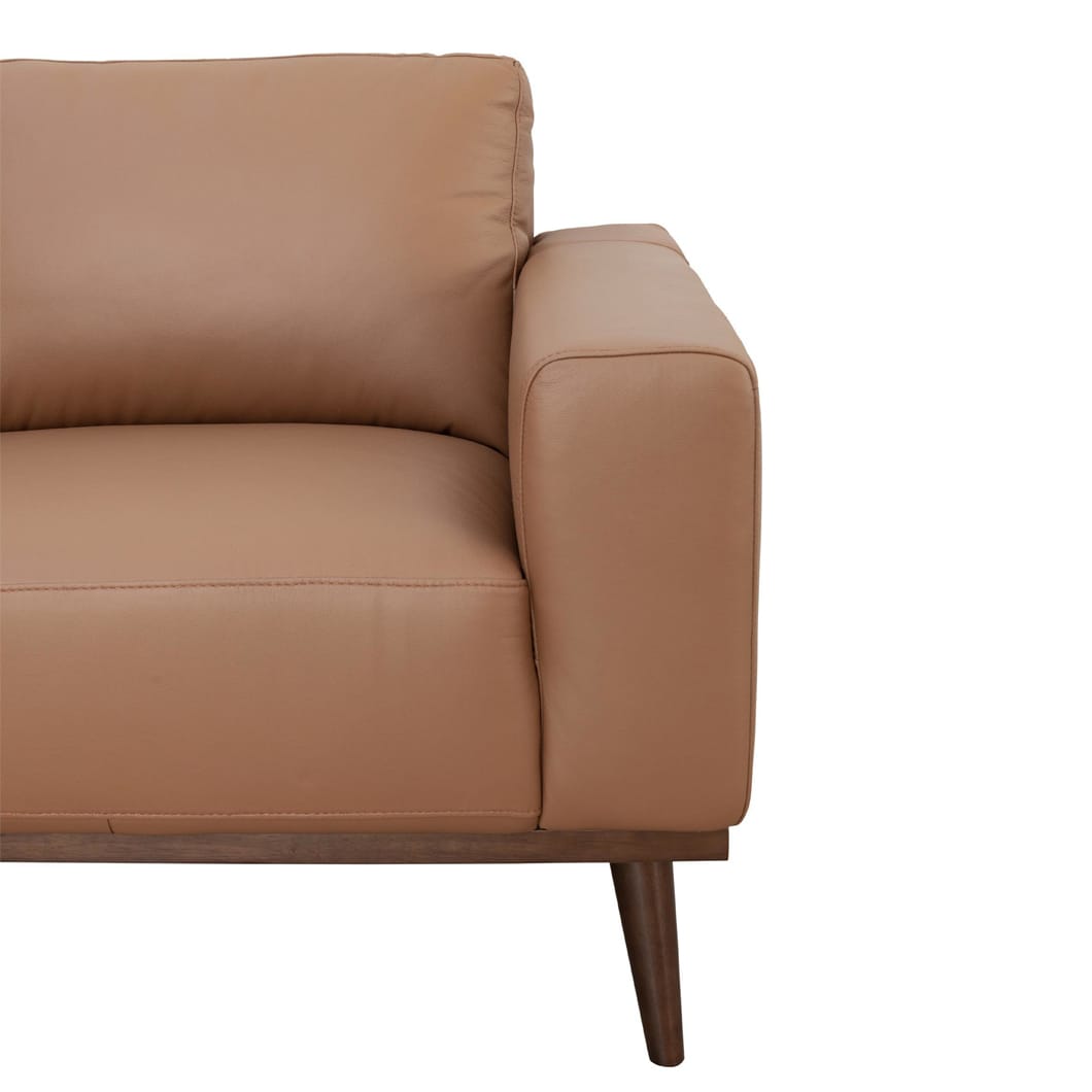 Enzo Chaise Sofa Left in Tan - Image 5