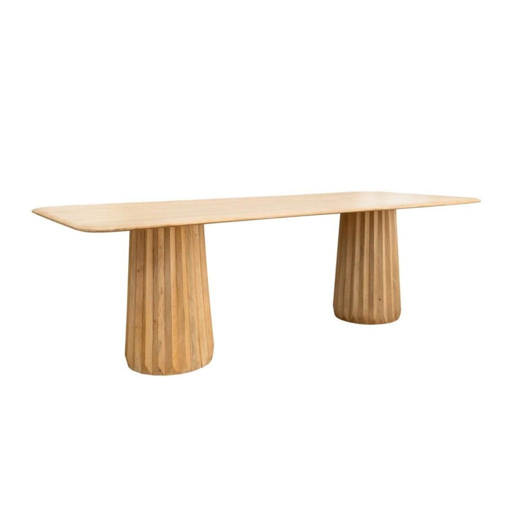 Freasca Dining Table 8-Seater in Light Spice