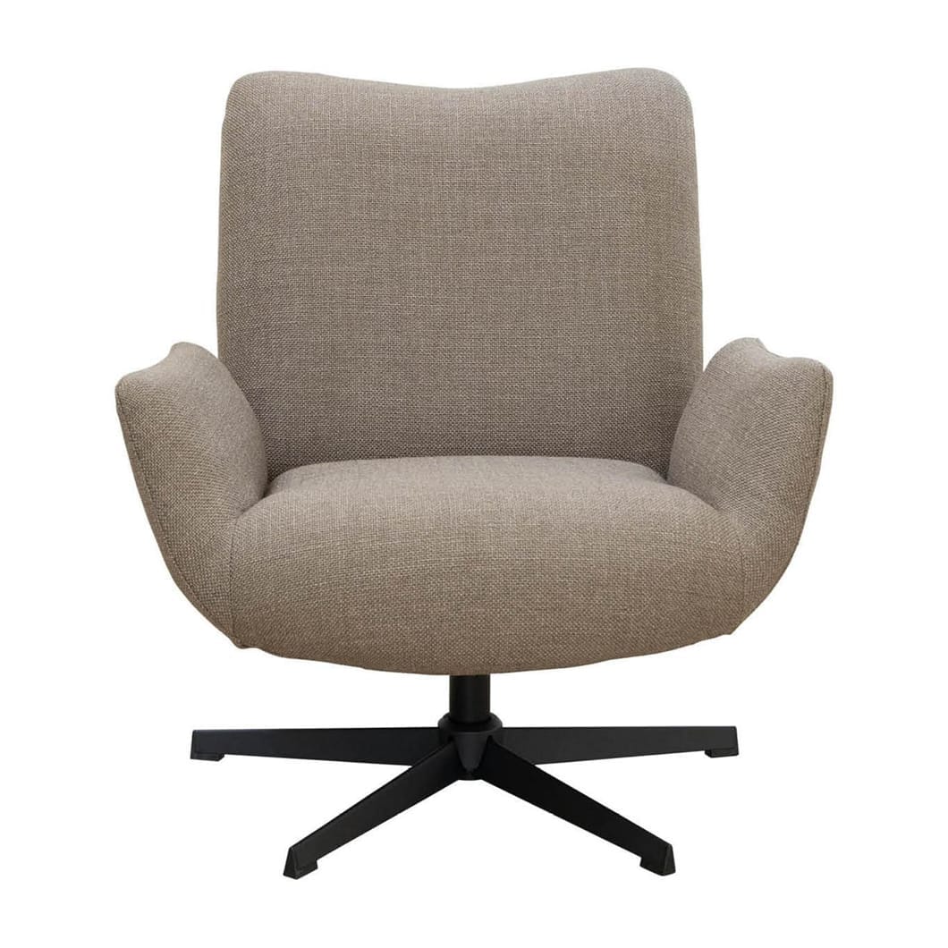 Richmond Swivel Chair in Biscotti