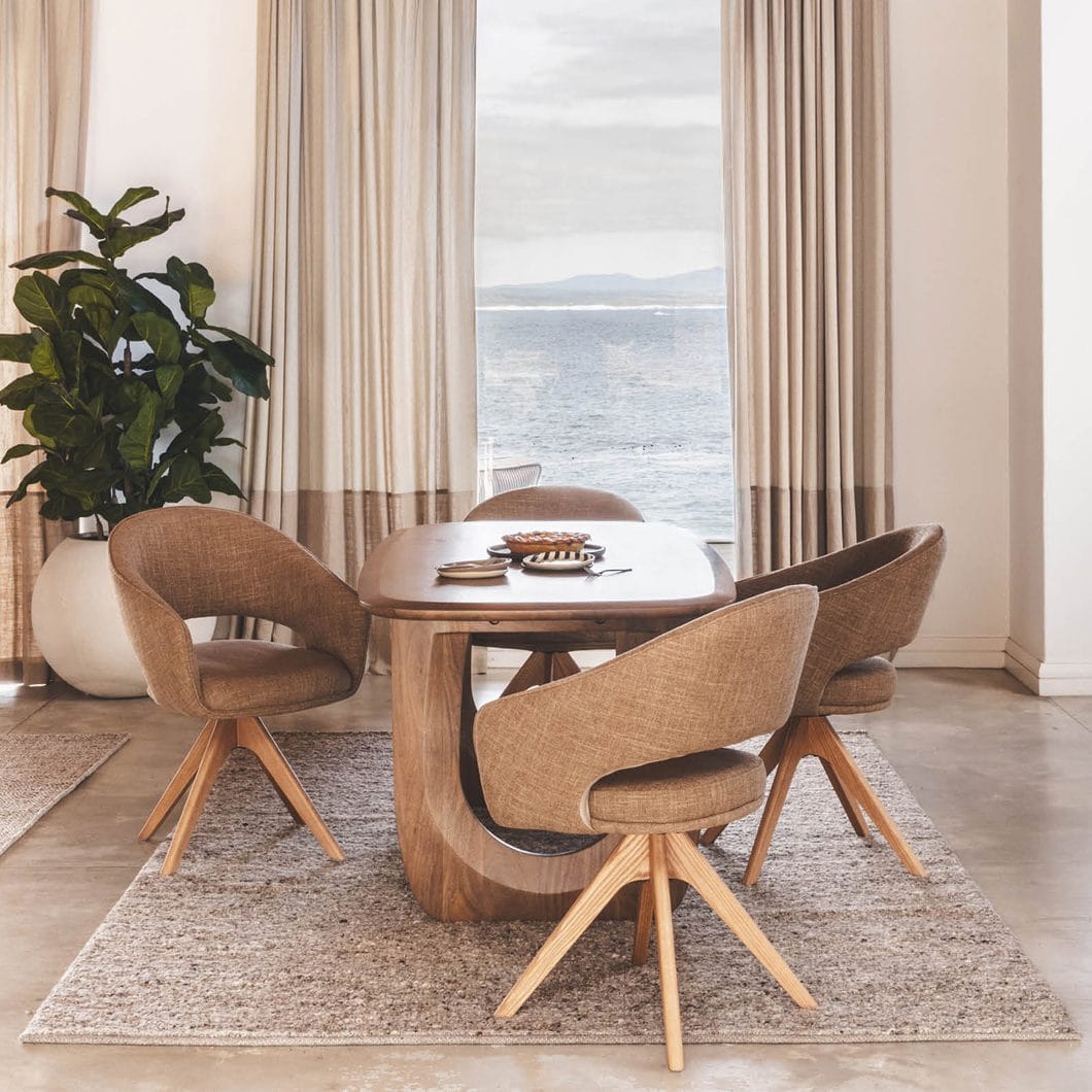 Emma Swivel Dining Chair Hazel - Image 3