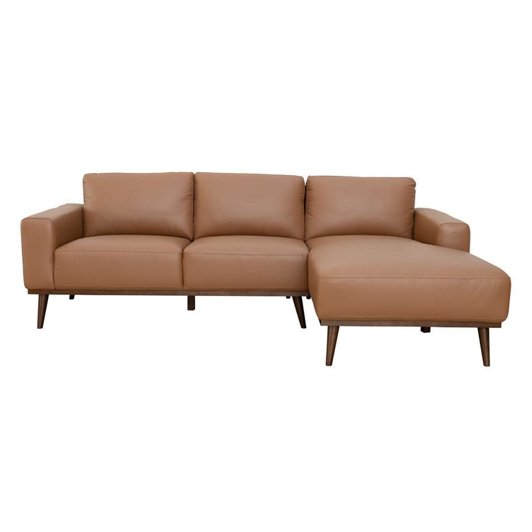 Enzo Chaise Sofa Right in Tan - Image 2