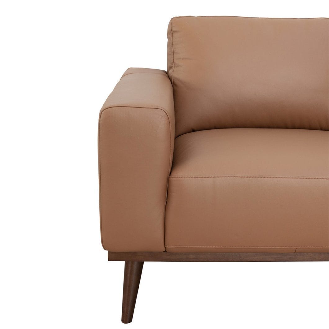 Enzo Chaise Sofa Right in Tan - Image 5