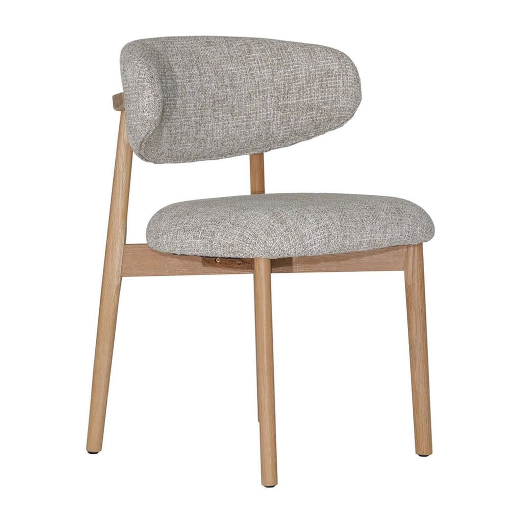 Giovanni Oak Dining Chair in Driftwood - Image 3
