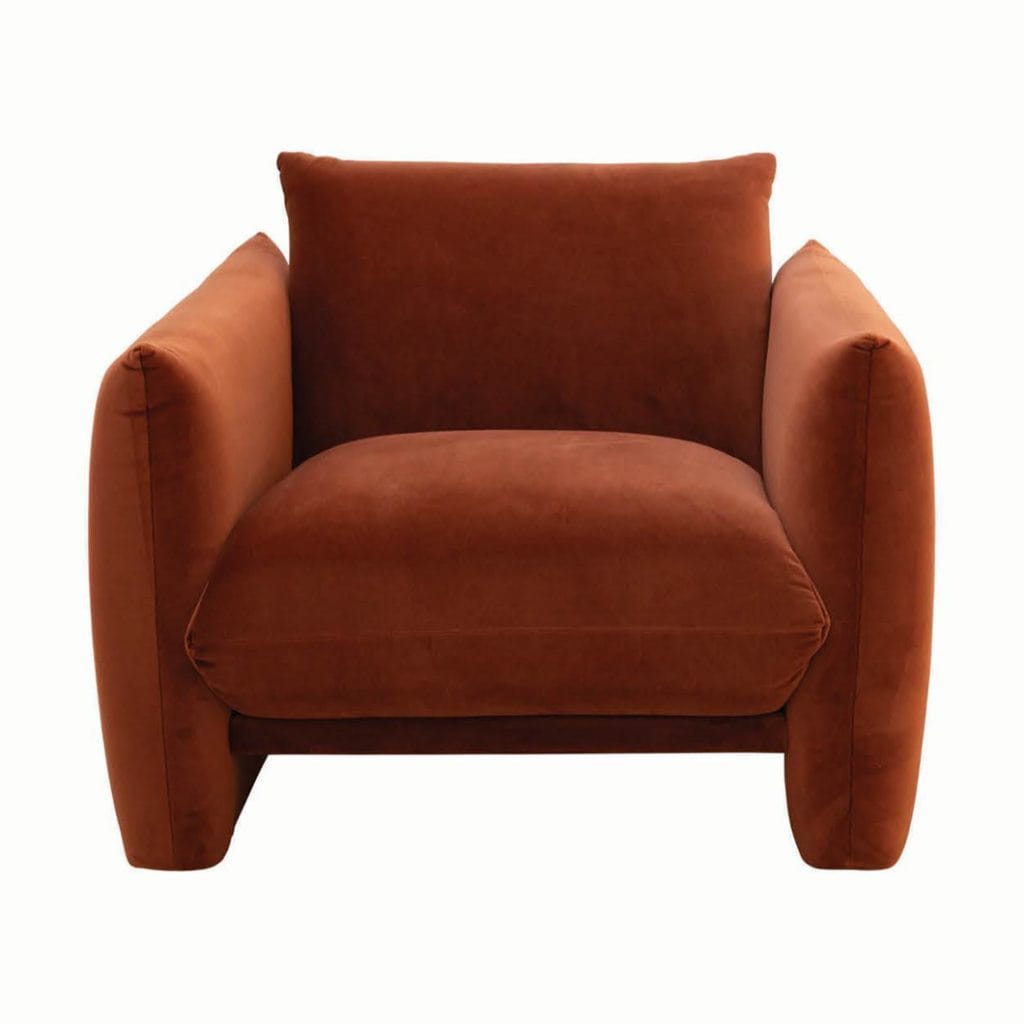 Leuven Occasional Chair Burnt Sienna