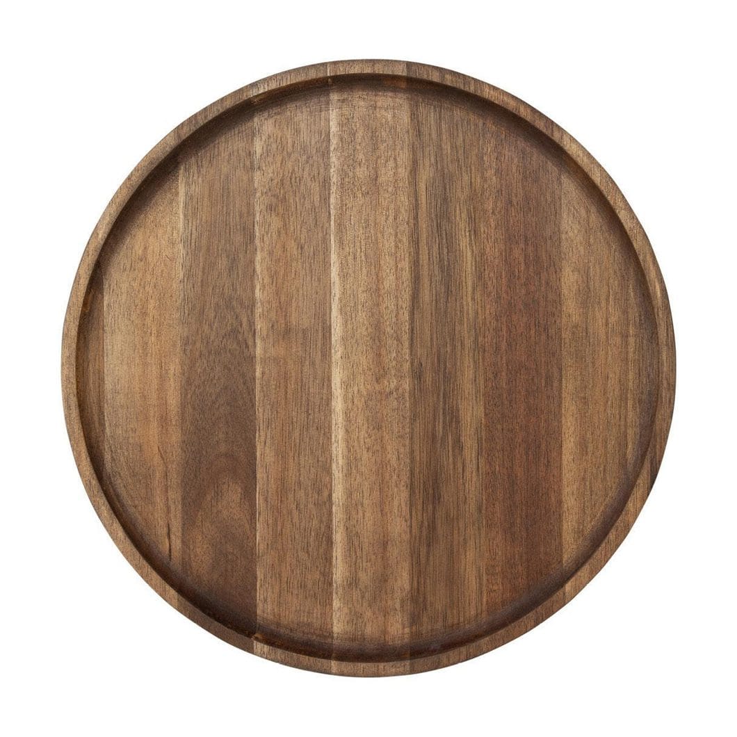 Romana Wooden Plate in Bark - Image 2