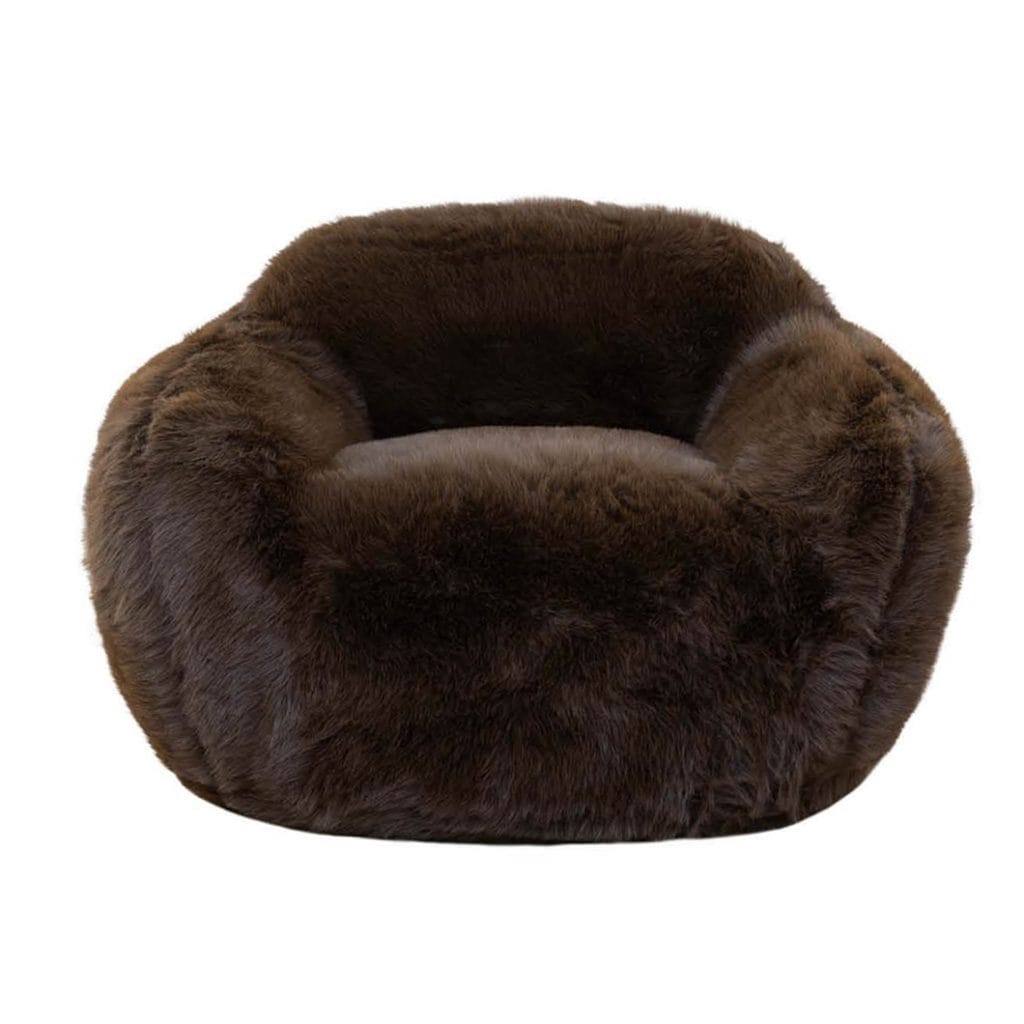 Snuggles Occasional Chair in Chocolate