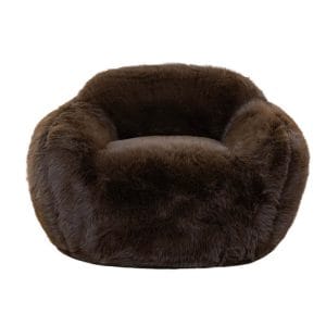 Snuggles Occasional Chair in Chocolate