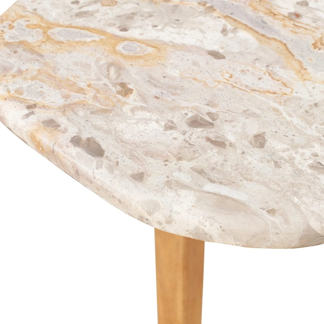 Stoneleaf Side Table Latte - Image 3