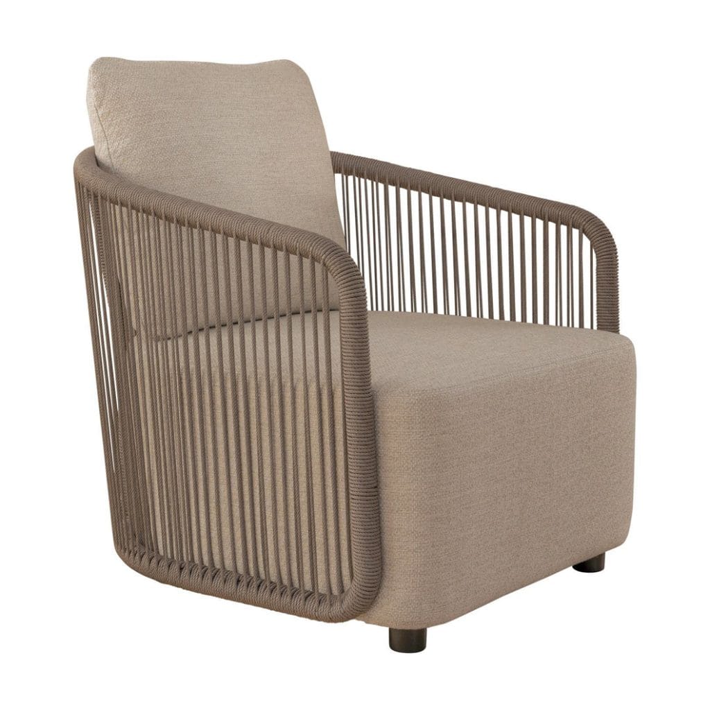 Bacalar Outdoor Occasional Chair in Shell
