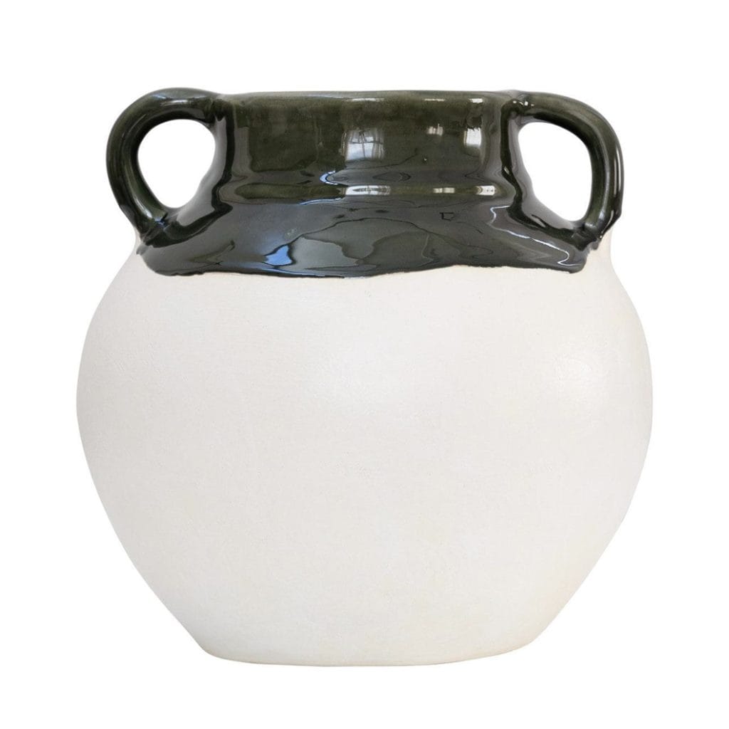 Marigold Vase in Evergreen