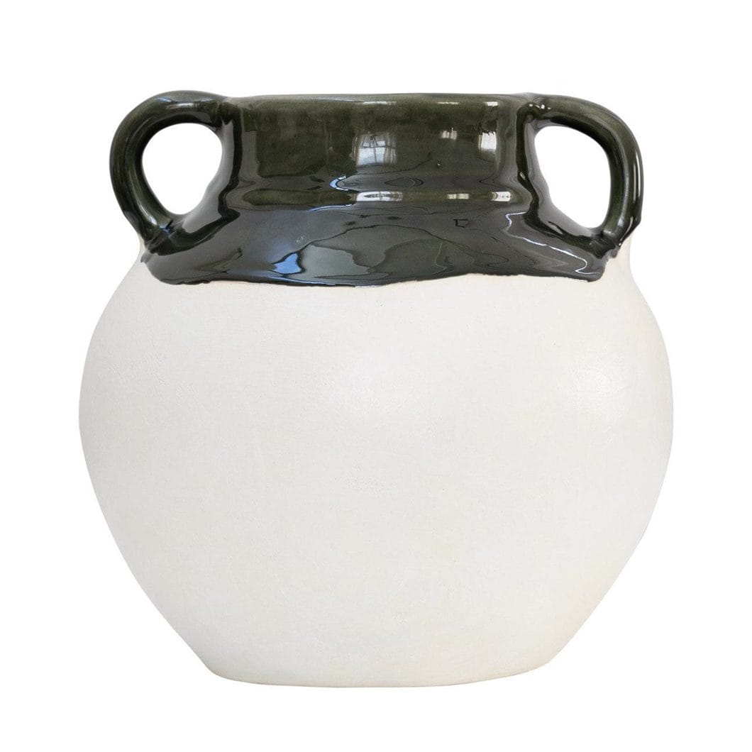 Marigold Vase in Evergreen